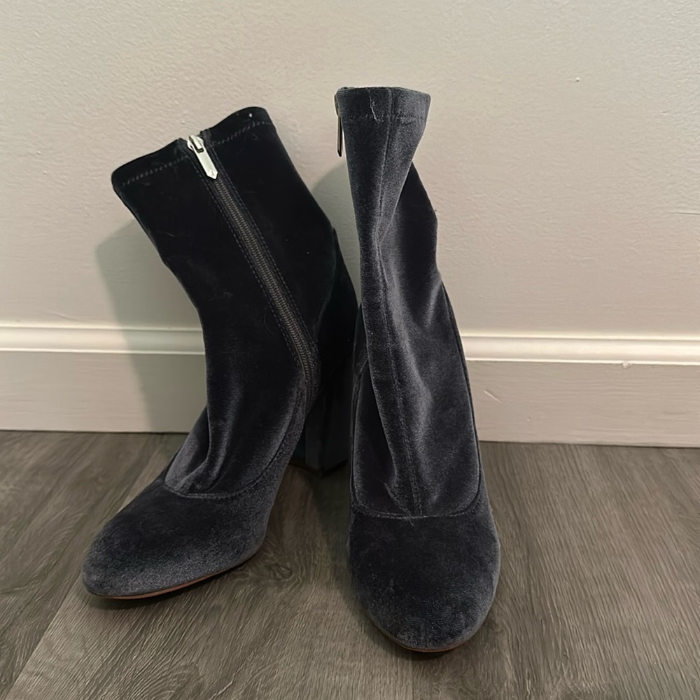 Sam Edelman velvet booties